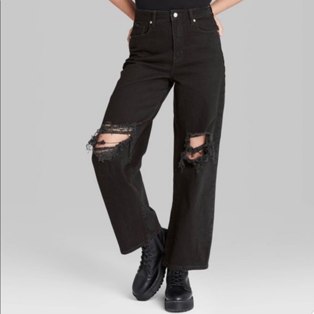 Black high waisted wild fable jeans